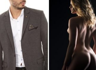 Femeile dezbrăcate, bărbații (bine) îmbrăcați